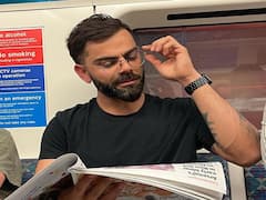 Virat Kohli Shares Picture Of Himself Reading Newspaper In Metro Before West Indies Tour