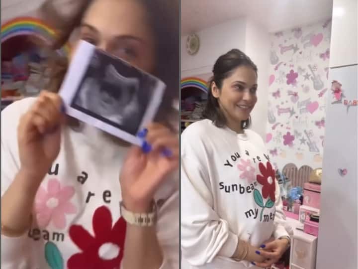 Isha Koppikar flaunt babybump shares good news with fans Isha Koppikar Second Baby: दूसरी बार मां बनीं ईशा कोप्पिकर! फैंस को इस अंदाज में दी खुशखबरी