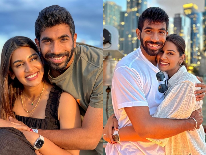 Jasprit Bumrah Indian Fast Bowler And Sports Presenter Sanjana Ganesan ...