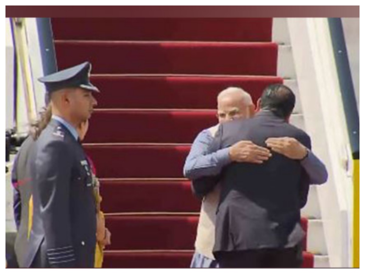 PM Modi Arrives In Cairo, Received By Egyptian Counterpart Mostafa Madbouly