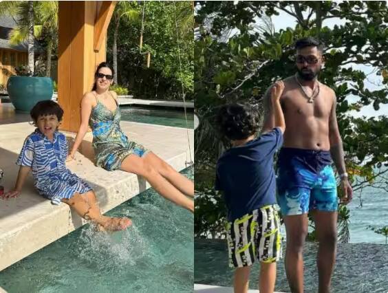 Hardik Pandya Photos: ਹਾਰਦਿਕ ਪੰਡਯਾ ਦੀ ਪਤਨੀ ਨਤਾਸ਼ਾ ਨੇ ਹਾਲ ਹੀ 'ਚ ਸੋਸ਼ਲ ਮੀਡੀਆ 'ਤੇ ਕੁਝ ਦਿਲਚਸਪ ਤਸਵੀਰਾਂ ਸ਼ੇਅਰ ਕੀਤੀਆਂ ਹਨ। ਇਸ 'ਚ ਉਨ੍ਹਾਂ ਨਾਲ ਪੰਡਯਾ ਵੀ ਨਜ਼ਰ ਆ ਰਹੇ ਹਨ।