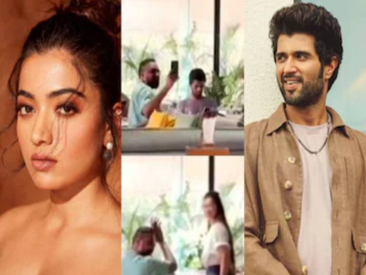 So are they still dating Fans in doubt Rashmika Vijay Devarakonda video going viral அப்போ, இவங்க இன்னும் பிரியலையா? சந்தேகத்தில் ரசிகர்கள்… வைரலாகும் ராஷ்மிகா - விஜய் தேவரகொண்டா வீடியோ..