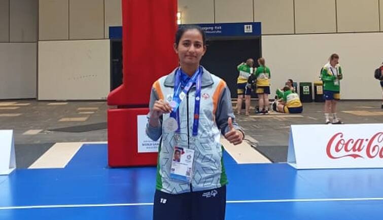 Divyang Girl Player Kajal Boliya won Silver Medal in Special Olympics Worlds Games Berlin in Germany Olympics: ગુજરાતની દિવ્યાંગ દીકરીનો કમાલ, સ્પેશ્યલ ઓલિમ્પિક્સ ગેમ્સમાં મેળવ્યો સિલ્વર મેડલ