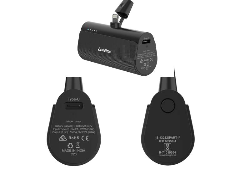 पॉवरबैंक में LED इंडिकेटर भी मिलता है जो आपको इसका बैटरी स्टेटस बताता है. कुल मिलाकर ये एक कॉम्पैक्ट चार्जर है जो दिखने में क्यूट है और कैरी करने में एकदम हल्का है.