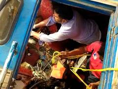 Jalna Accident: जालन्यात समृद्धी महामार्गावर कांदे घेऊन जाणाऱ्या ट्रकचा अपघात; जखमी चालक दोन तास ट्रकमध्येच अडकून, अन्...