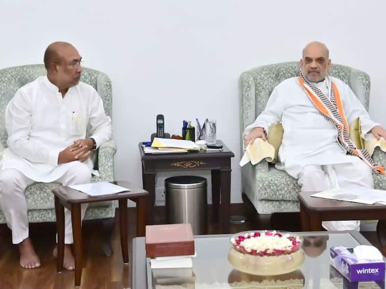 'State, Centre Controlled Violence To Great Extent': Manipur CM N Biren Singh Meets Amit Shah 'State, Centre Controlled Violence To Great Extent': Manipur CM N Biren Singh After Meeting Amit Shah