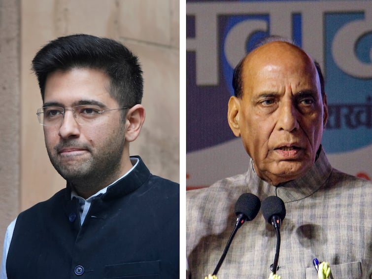 Take Responsibility For Manipur First AAP MP Raghav Chadha Rajnath Singh Punjab Remarks 'Take Responsibility For Manipur First': Raghav Chadha To Rajnath Singh After Remarks On Punjab