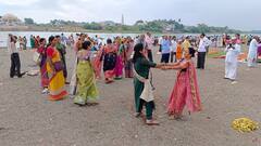 Pandharpur : चंद्रभागेच्या तिरी वारकऱ्यांची मांदियाळी