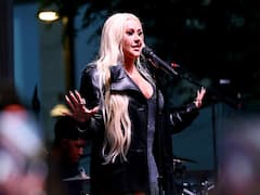 Christina Aguilera Stuns In Plunging Bodysuit At Stonewall Day Concert 2023