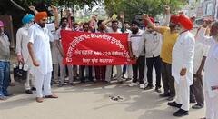 ਮੰਤਰੀ ਮੀਤ ਹੇਅਰ ਦੀ ਰਿਹਾਇਸ਼ ਅੱਗੇ ਪ੍ਰਦਰਸ਼ਨ, ਪੈਨਸ਼ਨਰਾਂ ਦੀ ਤਨਖ਼ਾਹ 'ਤੇ ਲੱਗੇ ਟੈਕਸ ਨੂੰ ਦੱਸਿਆ ਜਜ਼ੀਆ