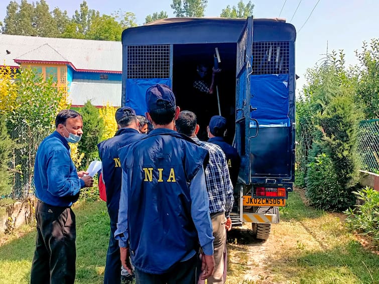 NIA action in terror funding case, raids at 12 places in 4 districts of Jammu and Kashmir