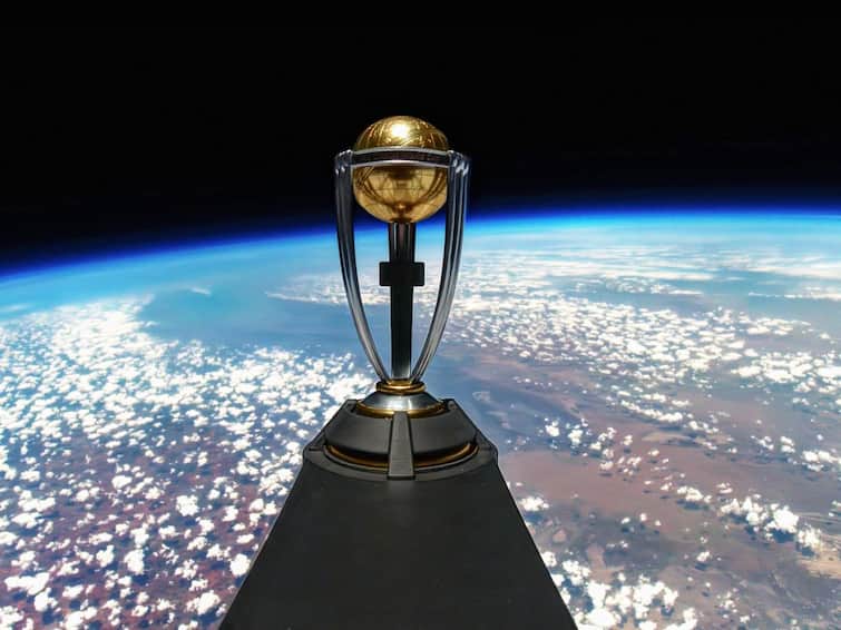 ICC ODI Worldcup Trophy Tour 2023 Launched in Stratosphere in Grand Manner Check Touring Details Worldcup Trophy Tour 2023: అంతరిక్షంలో వరల్డ్ కప్ ట్రోఫీ 2023 లాంచ్ - గ్రాండ్‌గా ప్లాన్ చేసిన ఐసీసీ!
