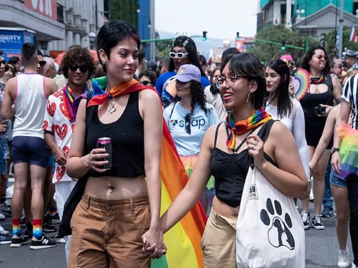 Rainbow flags waved proudly as revellers from Toronto to San Francisco join in the festivities. (Image Source: Getty)
