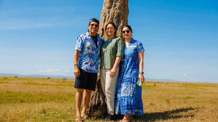 Sachin Tendulkar shares pictures of holiday at Masai Mara Sachin Tendulkar: সচিনের জঙ্গলসাফারি, সপরিবারে মাসাই মারাতে ছুটি কাটাচ্ছেন তেন্ডুলকর