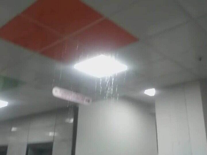 Rajasthan kota Waterfall started flowing in children hospital lift OPD IPD filled with water patients ANN Rajasthan News: घंटे भर की बारिश ने खोली पोल! बच्चों के अस्पताल में बहने लगा 'झरना', लिफ्ट,ओपीडी, आईपीडी में भरा पानी