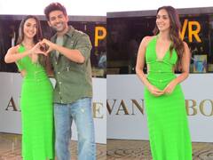 Satyaprem Ki Katha के प्रमोशन में दिखी कार्तिक-कियारा की रोमांटिक केमिस्ट्री, ग्रीन आउटफिट में एक्ट्रेस ने लगाया ग्लैमर का तड़का