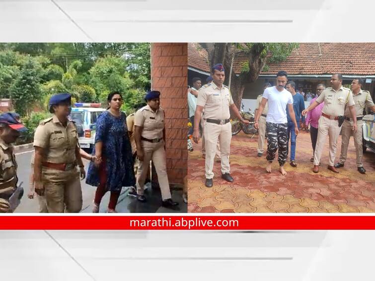 kolhapur crime Gadhinglaj Santosh Shinde Case former corporator Shubhda Patil and API Rahul Raut five days police custody Kolhapur Crime: संतोष शिंदे आत्महत्या प्रकरण; खंडणीसाठी त्रास दिलेल्या माजी नगरसेविका शुभदा पाटील आणि एपीआय राहुल राऊतला पाच दिवसांची पोलीस कोठडी