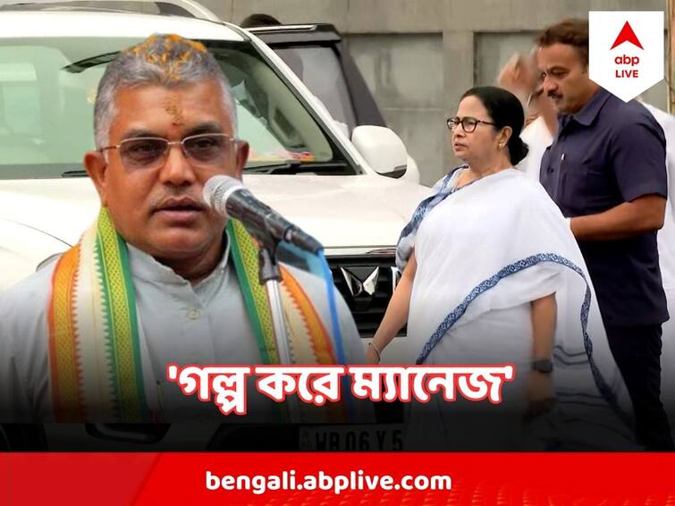 Panchayat Poll 2023 Dilip Ghosh Criticizes Mamata Banerjee On Panchayat Poll Campaign Issue Panchayat Poll 2023 : 'পাবলিকের হাতে পায়ে ধরে গল্প করে ম্যানেজ করবেন', মমতাকে কটাক্ষ দিলীপের