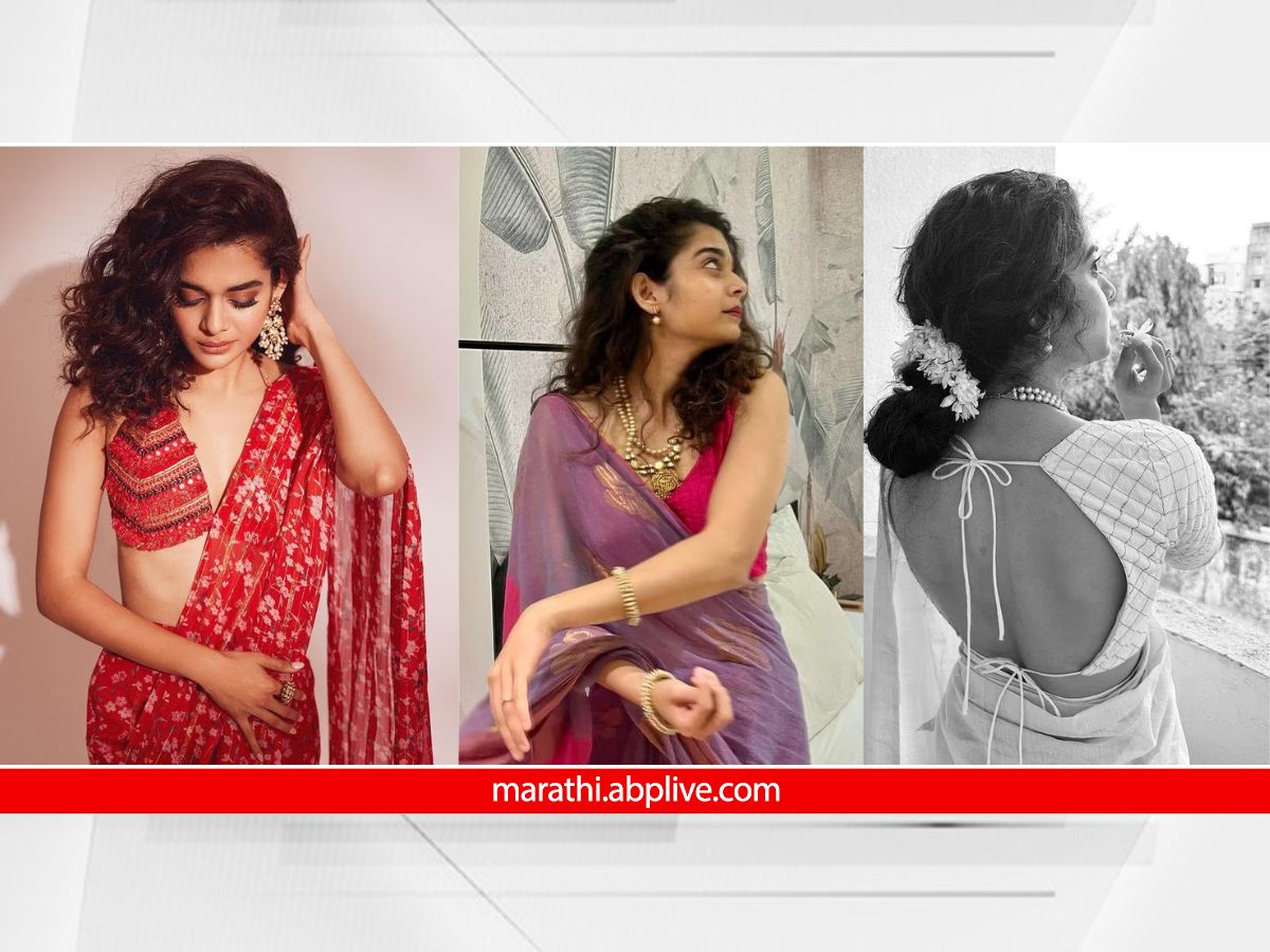 Mithila Palkar Looks Luscious Hot In This Traditional Saree While Lusting  Over Spring Rolls