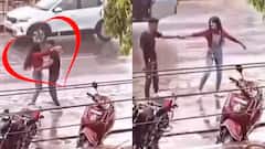 Indore Rain Dance | చిటపట చినుకుల వేళ.. నడిరోడ్డుపై డ్యాన్స్ చేస్తున్న జోడీ | ABP Desam