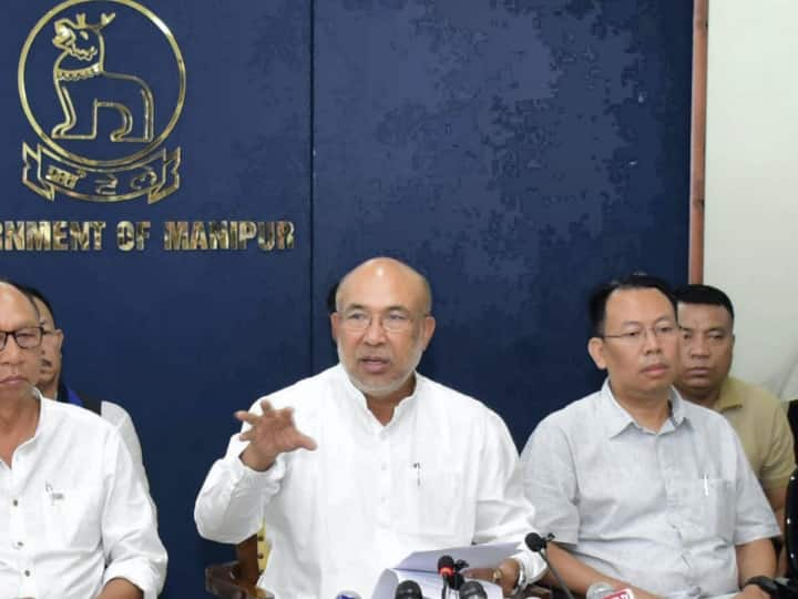 manipur violence cm n biren singh meets amit shah says situation chaotic Manipur Violence: 'मणिपुर में स्थिति अराजक', शाह से मिलने के बाद सीएम बीरेन बोले- क्या हो रहा, बता नहीं सकते