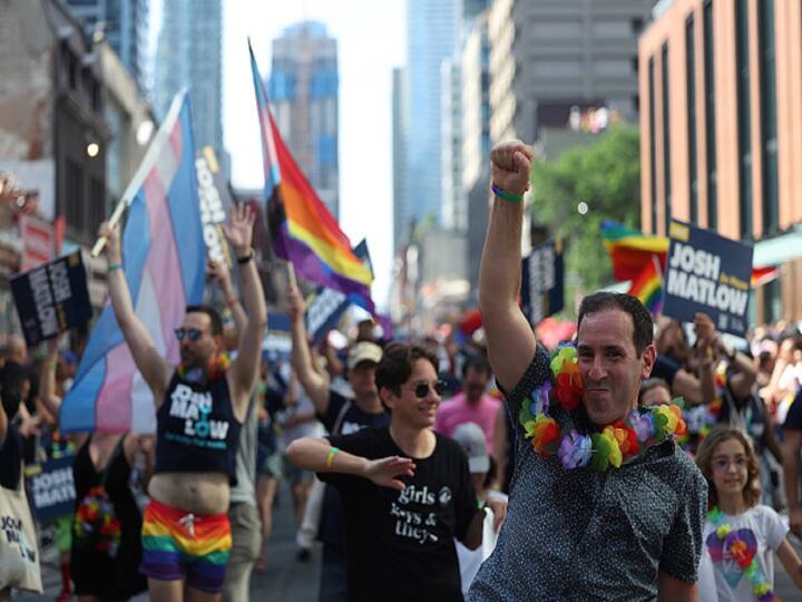 Thousands of marchers took to the streets of New York City as club music played in the background and confetti rained down during the Pride Parade on Sunday (June 25). Check out the pics here.