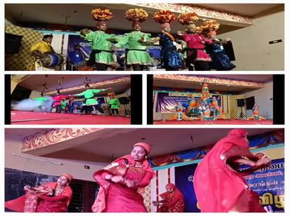 Various State Dance Arts Converged at Mayiladuthurai Spectators Amazed TNN Dance: மயிலாடுதுறையில் சங்கமித்த  பல்வேறு மாநில நடன கலைகள் - பார்வையாளர்கள் பிரமிப்பு