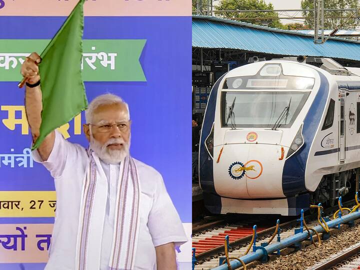 Mumbai-Madgaon (Goa) Vande Bharat Express : पंतप्रधान मोदींच्या हस्ते 5 वंदे भारत एक्स्प्रेसचं लोकार्पण झालं.