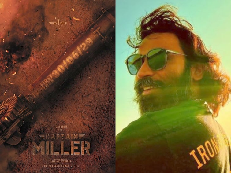 Dhanush Captain Miller First Look Releasing on June 30 Captain Miller First Look: கேப்டன் மில்லர் ஃபர்ஸ்ட் லுக் தேதி அறிவிப்பு... உற்சாகத்தில் தனுஷ் ரசிகர்கள்!