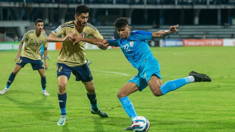 SAFF Championship 2023: India And Kuwait Players Engage In Fight Three Shown Red Card