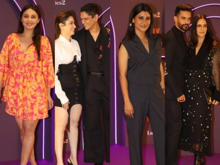 ‘लस्ट स्टोरीज 2’ की स्क्रीनिंग में एक-दूसरे में खोए नजर आए लवबर्ड तमन्ना-विजय, देखिए तस्वीरें ‘लस्ट स्टोरीज 2’ की स्क्रीनिंग में एक-दूसरे में खोए नजर आए लवबर्ड तमन्ना-विजय, देखिए तस्वीरें
