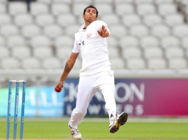 Watch: Navdeep Saini Takes Wicket On His First Ball For Worcestershire In County Championship Watch: Navdeep Saini Takes Wicket On His First Ball For Worcestershire In County Championship