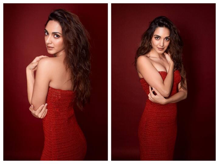 Kiara Advani, who is busy promoting her film Satyaprem Ki Katha, posted a few pictures in a red dress on Instagram.