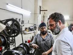 राहुल गांधी अब बाइक मैकेनिक्स के साथ नजर आए, गाड़ी ठीक करते दिखे