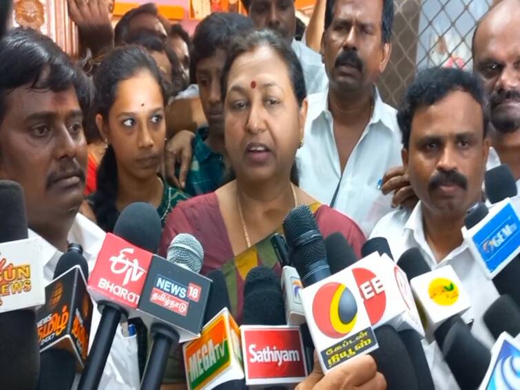 premalatha vijayakanth speech about captain vijayakanth in vellore “மக்கள் மேல் பாசம்; 40 ஆண்டுகள் உழைப்பு;  கேப்டனுக்கே மக்கள் வாய்ப்பு தரவில்லை”  - பிரேமலதா உருக்கம்