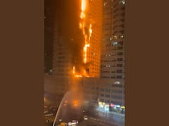 WATCH Massive Fire Engulfs Residential Complex In UAE Ajman Fire