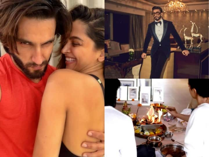 Ranveer Singh-Deepika House: रणवीर सिंह और दीपिका पादुकोण बॉलीवुड में फैंस के फेवरेट कपल हैं. आज हम आपको इस क्यूट कपल के घर के अंदर का टूर करवा रहे हैं. जो बेहद ही शानदार है. नीचे देखिए तस्वीरें......