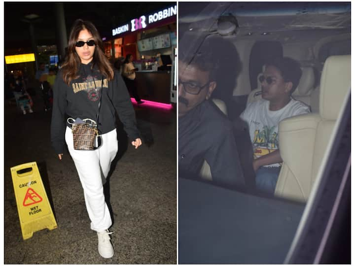 On Wednesday, Bhumi Pednekar was seen at the Mumbai airport with her rumoured boyfriend. The unidentified man is Yash Kataria, a builder who is friends with a number of well-known Bollywood figures.