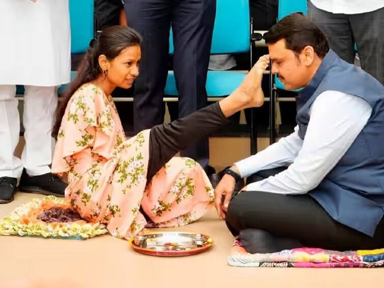 Devendra Fadnavis Emotional Post About Specially Abled Girl Who Put Tilak Him Devendra Fadnavis: కాలితో నుదిటిపై తిలకం దిద్దిన అమ్మాయి, ఎమోషనల్ అయిన డిప్యూటీ సీఎం