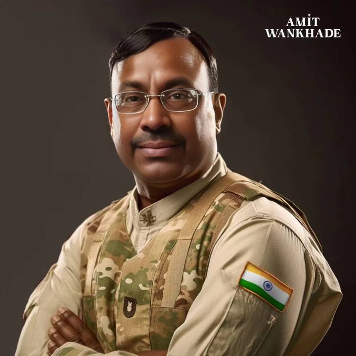 वनमंत्री सुधीर मुनगंटीवार (Sudhir Mungantiwar) यांचं  सॉलिड अधिकारी रूप