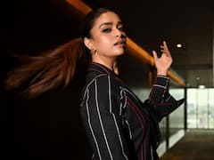 Keerthy Suresh Gives Boss Vibes In Black Pant Suit. See Pics