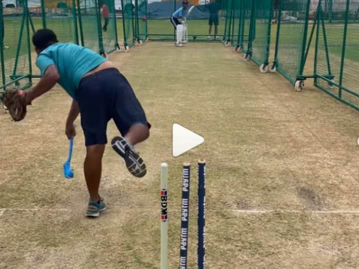 IND vs WI: वेस्टइंडीज दौरे से पहले जमकर पसीना बहा रहे यशस्वी जायसवाल, देखें ट्रेनिंग का वीडियो ind vs wi yashasvi jaiswal practice at National Cricket Academy shared video on social media IND vs WI: वेस्टइंडीज दौरे से पहले जमकर पसीना बहा रहे यशस्वी जायसवाल, देखें ट्रेनिंग का वीडियो