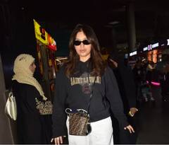 ਰੂਮਰਡ ਬੁਆਏਫ੍ਰੈਂਡ ਦੇ ਨਾਲ ਏਅਰਪੋਰਟ ‘ਤੇ ਇਸ ਲੁਕ 'ਚ ਨਜ਼ਰ ਆਈ Bhumi Pednekar, ਕੈਮਰੇ ਤੋਂ ਬਚਦੀ ਨਜ਼ਰ ਆਈ