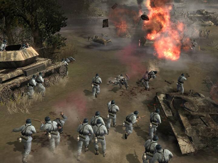 7. Company of Heroes — Players retired: 2,454 | Retirement rate: 18 per cent [Image credit: THQ]