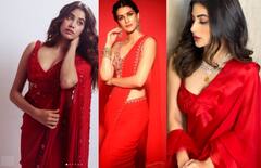 ગ્રેસફુલ અને ટ્રેડિશનલ યુનિક લુક માટે રેડ એબ્રોઇડરી વર્ક સાડી ટ્રાય કરો, આપશે ગોર્જિયશ લૂક