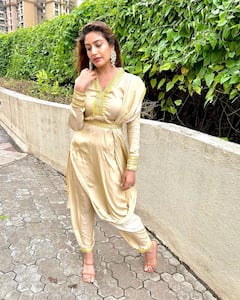 Surbhi Chandna Aces Ethnic Look In Beige Suit, Check Out Pics