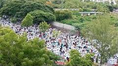 Eid al-Adha 2023 : सोलापुरातील आलमगीर ईदगाह इथे नमाज पठणासाठी मोठी गर्दी