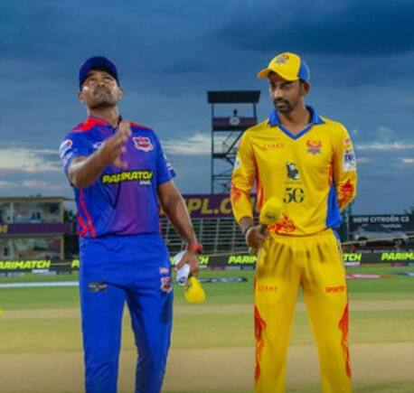 7வது சீசன் டிஎன்பிஎல் போட்டி தற்போது சேலத்தில் நடந்து வருகிறது. நேற்று திண்டுக்கல் அணிக்கும் திருப்பூர் அணிக்கும் போட்டி நடைபெற்றது. இதில் முதலில் பேட்டிங் செய்ய களமிறங்கியது திருப்பூர் தமிழன்ஸ்.