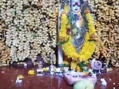 Ashadhi Ekadashi : आषाढी एकादशी निमित्त जळगावातील संत मुक्ताई मंदिर समाधी स्थळी ओल्या खजुराची आरास