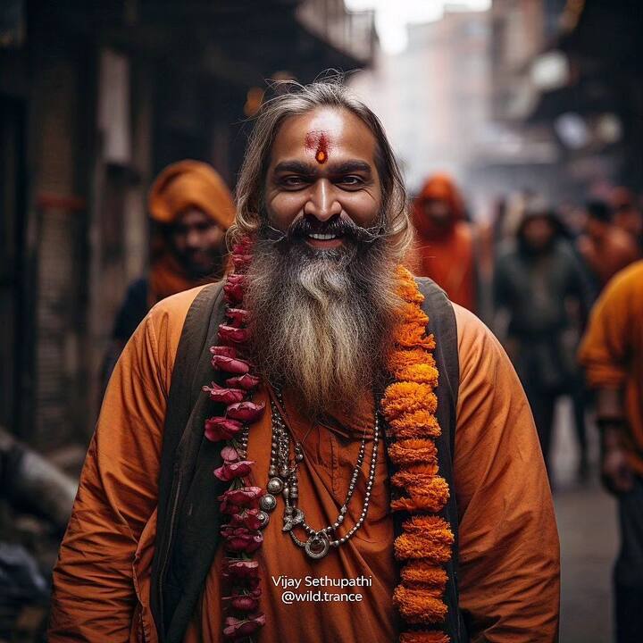 విజయ్ సేతుపతి. Photo Credit:Psycadelic Art/Instagram